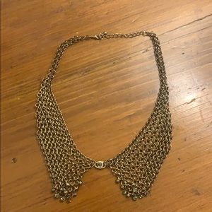 Brass, statement necklace